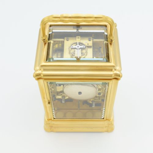 CARRIAGE CLOCK BY HENRI JACOT FOR KLAFTENBERGER LONDON - ADDITIONAL PHOTO 8