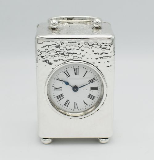 william comyns silver timepiece - CATEGORY: ANTIQUE CLOCKS - DATED 1900