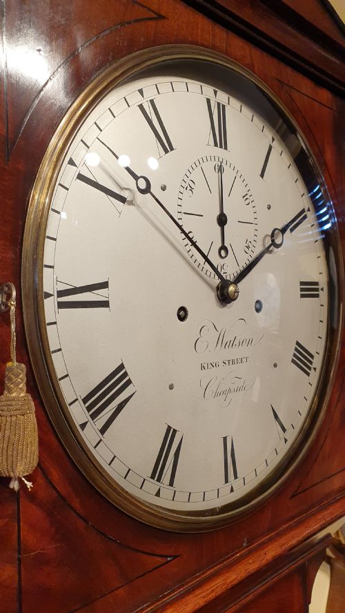 FABULOUS REGENCY LONGCASE EWATSON OF LONDON - ADDITIONAL PHOTO 4