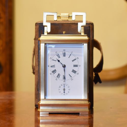 ALARM REPEAT CARRIAGE WITH NUMBERED LEATHER OUTER CASE - ADDITIONAL PHOTO 7