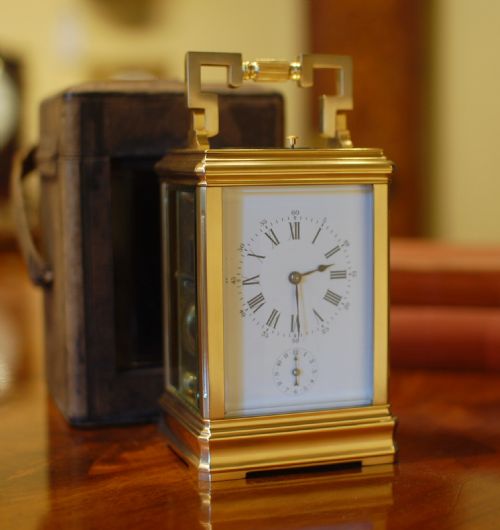 ALARM REPEAT CARRIAGE WITH NUMBERED LEATHER OUTER CASE - ADDITIONAL PHOTO 12
