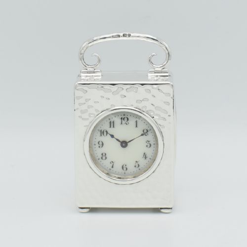 1905 SILVER TIMEPIECE CARRIAGE CLOCK - ADDITIONAL PHOTO 1