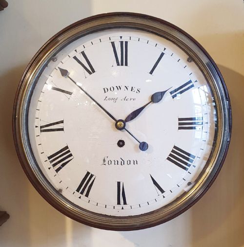 early convex wall clock london - CATEGORY: ANTIQUE CLOCKS - DATED 19TH CENTURY