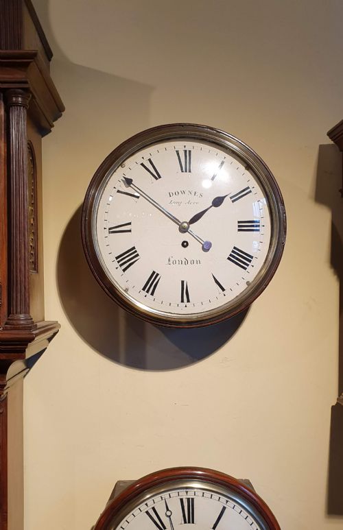 EARLY CONVEX WALL CLOCK LONDON - ADDITIONAL PHOTO 4