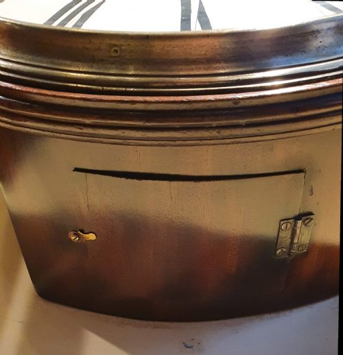 EARLY CONVEX WALL CLOCK LONDON - ADDITIONAL PHOTO 5