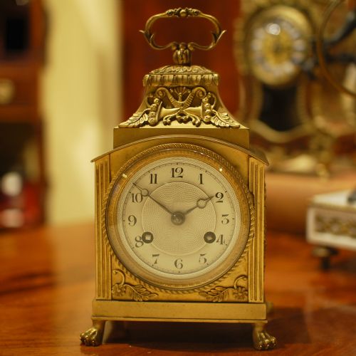 PENDULE D' OFFICIER CARRIAGE TYPE CLOCK - ADDITIONAL PHOTO 6