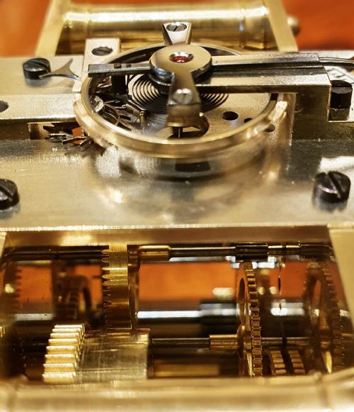 CARRIAGE CLOCK WITH SONNERIE - ADDITIONAL PHOTO 5