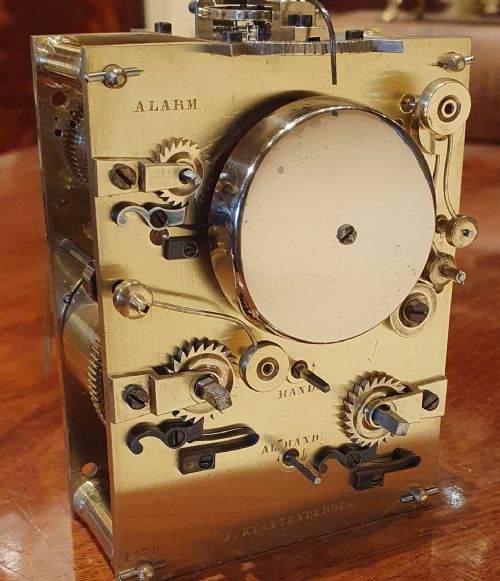 CARRIAGE CLOCK WITH SONNERIE - ADDITIONAL PHOTO 14