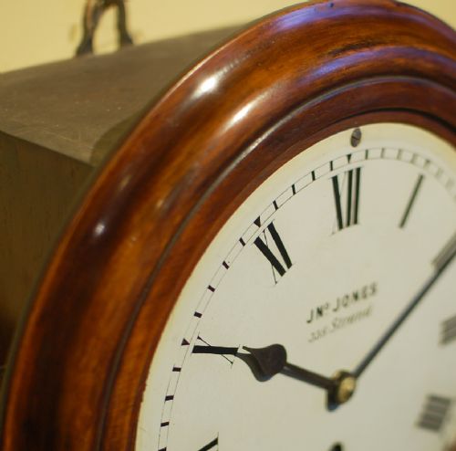 8INCH DIAL FUSEE WALL CLOCK - ADDITIONAL PHOTO 4