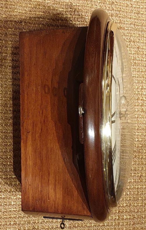 CONVEX WALL CLOCK BY HENRY HOWES SUDBURY - ADDITIONAL PHOTO 5