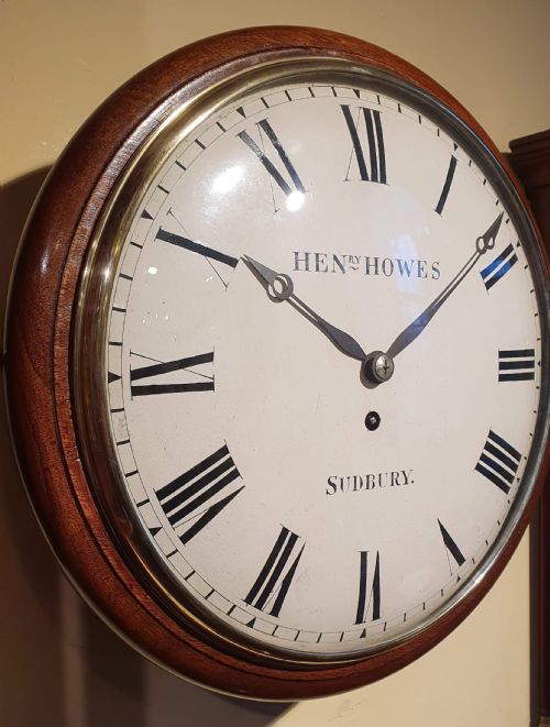 CONVEX WALL CLOCK BY HENRY HOWES SUDBURY - ADDITIONAL PHOTO 7