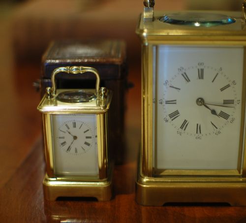 SUPERB MINIATURE CARRIAGE TIMEPIECE - ADDITIONAL PHOTO 2