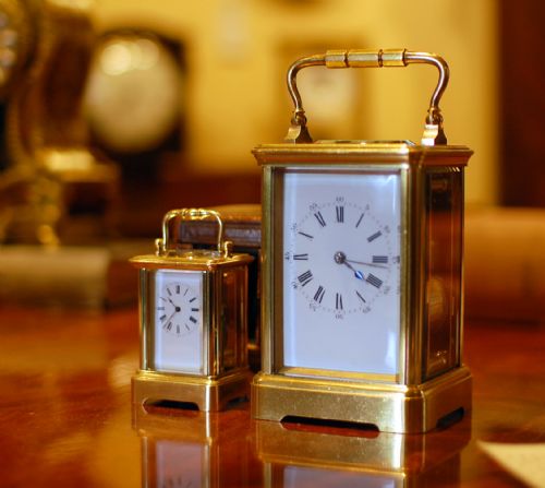 SUPERB MINIATURE CARRIAGE TIMEPIECE - ADDITIONAL PHOTO 3