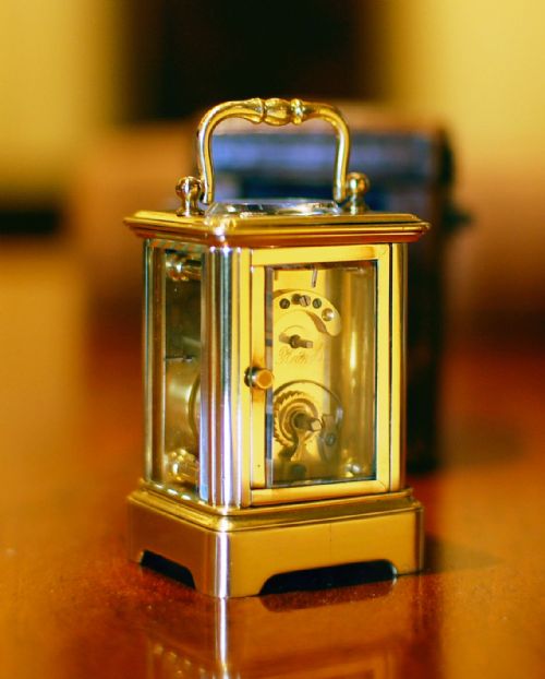 SUPERB MINIATURE CARRIAGE TIMEPIECE - ADDITIONAL PHOTO 5