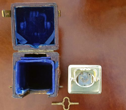 SUPERB MINIATURE CARRIAGE TIMEPIECE - ADDITIONAL PHOTO 8