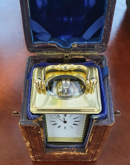 SUPERB MINIATURE CARRIAGE TIMEPIECE - ADDITIONAL PHOTO 10