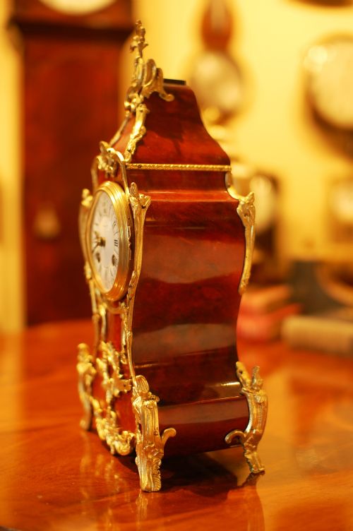 HARRODS LTD FRENCH 'LOUIS' MANTEL CLOCK - ADDITIONAL PHOTO 3