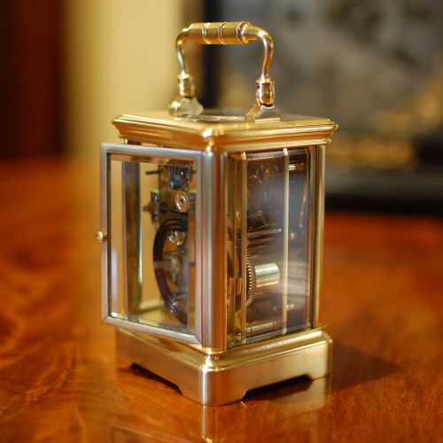 HENRY CAPT GENEVA CARRIAGE CLOCK MINIATURE - ADDITIONAL PHOTO 2
