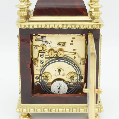 PLANCHON OF THE PALAIS ROYAL PARIS MANTELCARRIAGE CLOCK - ADDITIONAL PHOTO 8