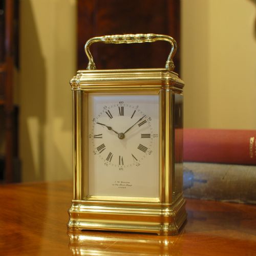 JWBENSON DROCOURT CARRIAGE CLOCK - ADDITIONAL PHOTO 4
