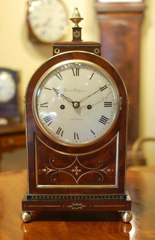 ROBERT MOLYNEUX LONDON BRACKET CLOCK - ADDITIONAL PHOTO 4