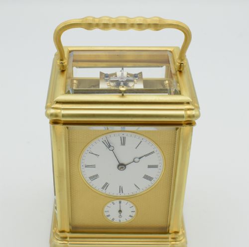 CARRIAGE CLOCK WITH ALARM AND REPEATER BUTTON - ADDITIONAL PHOTO 7