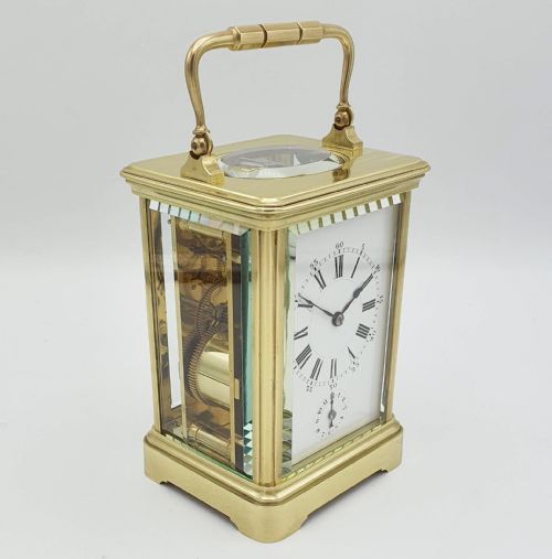 HENRI JACOT ALARM CARRIAGE CLOCK - ADDITIONAL PHOTO 3