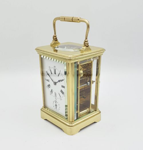 HENRI JACOT ALARM CARRIAGE CLOCK - ADDITIONAL PHOTO 4