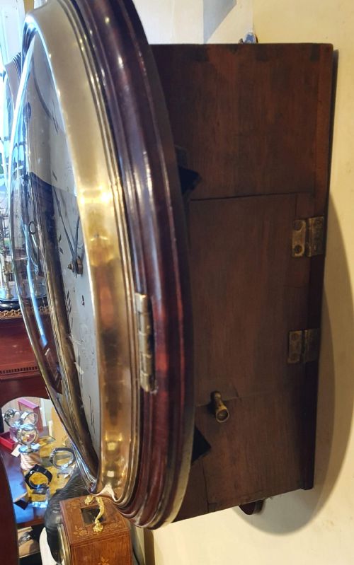 J BECKETT OF LONDON EARLY WALL CLOCK - ADDITIONAL PHOTO 3