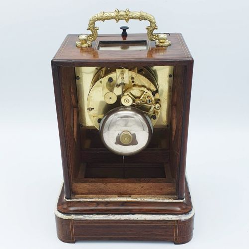 FINE MANTEL CLOCK BY RAINGO FRERES - ADDITIONAL PHOTO 4