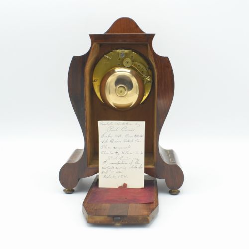 RARE PAUL GARNIER MANTEL CLOCK - ADDITIONAL PHOTO 6