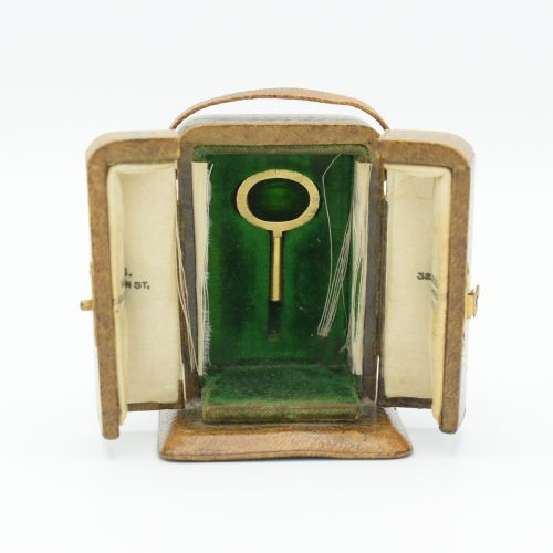 FINE MINIATURE SILVER TIMEPIECE CLOCK - ADDITIONAL PHOTO 8