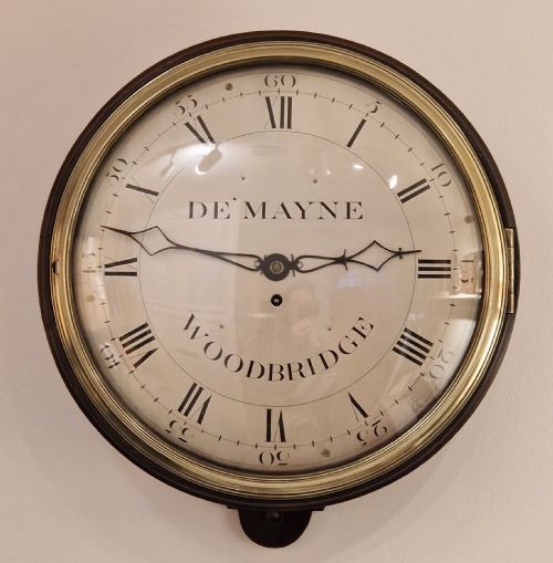 RARE 'VERGE' WALL CLOCK DE MAYNE WOODBRIDGE - ADDITIONAL PHOTO 3