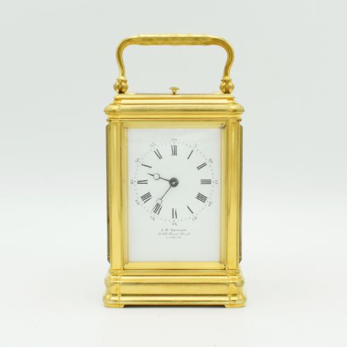 petite sonnerie carriage clock jwbenson - CATEGORY: ANTIQUE CLOCKS - DATED 1890
