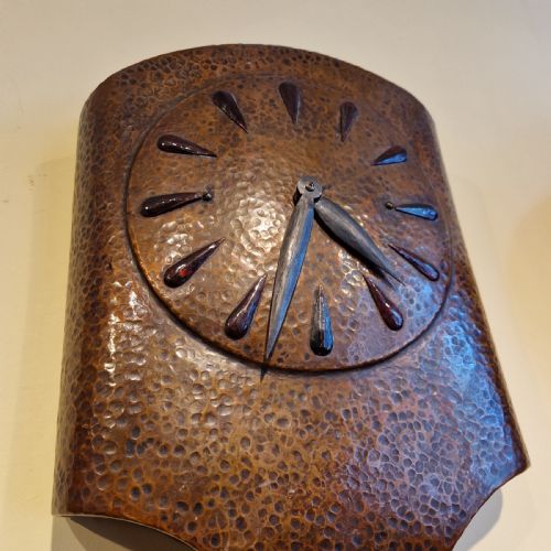 ARTS CRAFTS WALL CLOCK - ADDITIONAL PHOTO 1