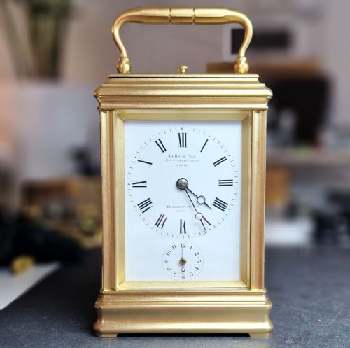 WONDERFUL LE ROY CARRIAGE CLOCK - ADDITIONAL PHOTO 3
