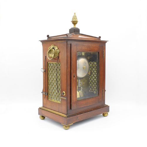 HOLMDEN OF LONDON EXCEPTIONAL BRACKET CLOCK WITH BRACKET AND HISTORY - ADDITIONAL PHOTO 2