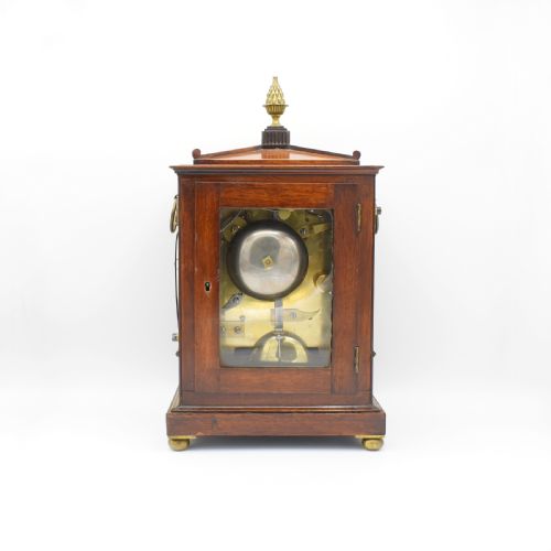 HOLMDEN OF LONDON EXCEPTIONAL BRACKET CLOCK WITH BRACKET AND HISTORY - ADDITIONAL PHOTO 3