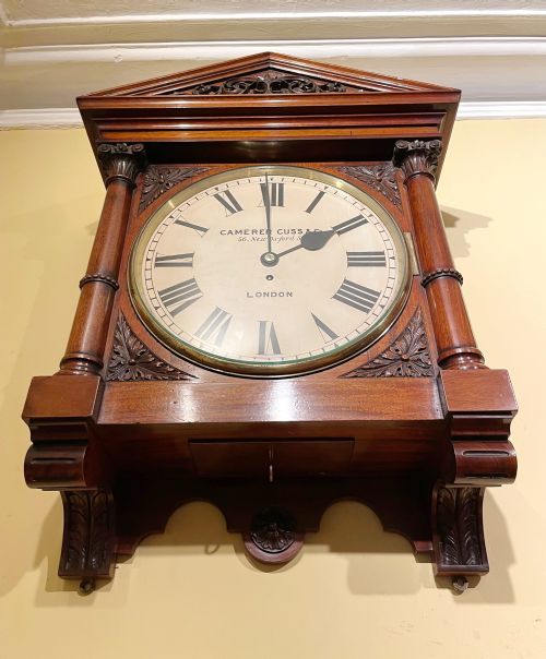 WALL CLOCK WITH UNIQUE HISTORY AT HOLBORN TOWN HALL LIBRARY - ADDITIONAL PHOTO 1