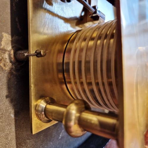 EARLY 12 DIAL FUSEE WALL CLOCK - ADDITIONAL PHOTO 2