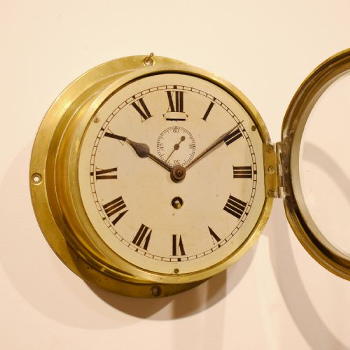 BRITISH SHIP'S CLOCK - ADDITIONAL PHOTO 1