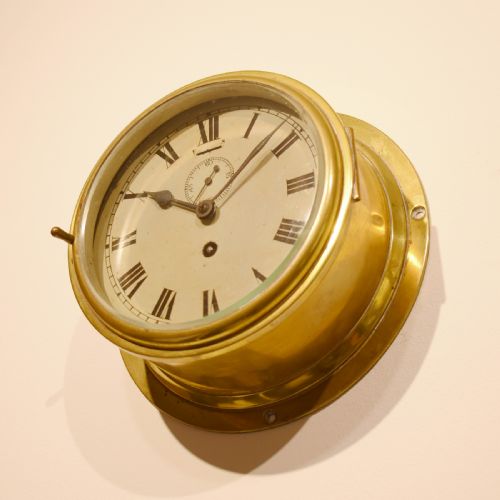 BRITISH SHIP'S CLOCK - ADDITIONAL PHOTO 2