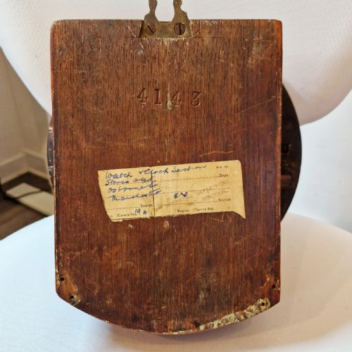 8 INCH LNWR JOHN WALKER RAILWAY CLOCK - ADDITIONAL PHOTO 5