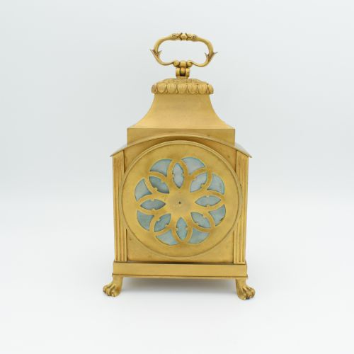 'PENDULE D'OFFICIER' OLD GILT MANTEL CLOCK - ADDITIONAL PHOTO 3