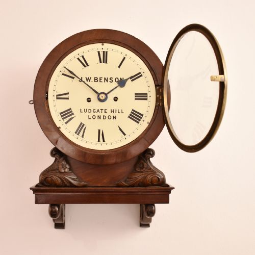 JWBENSON TWIN FUSEE WALL CLOCK - ADDITIONAL PHOTO 3