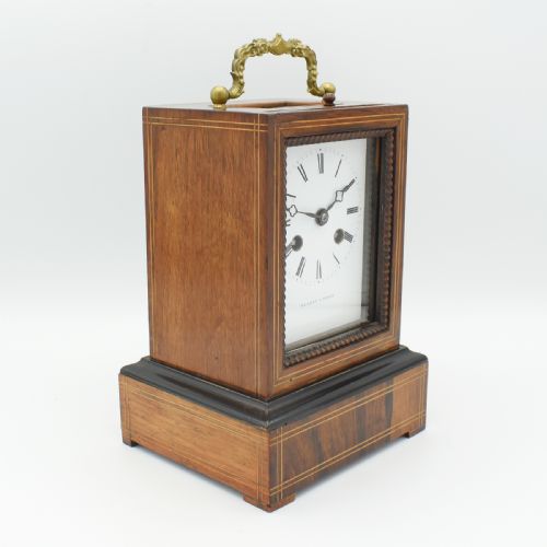 CLERET OF PARIS 'PENDULE PORTATIVE' MANTEL CLOCK - ADDITIONAL PHOTO 2