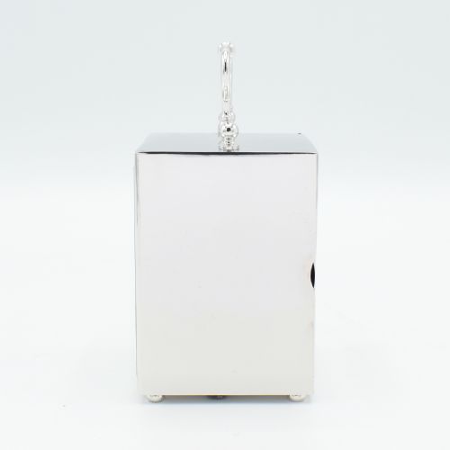 MINIATURE CARRIAGE CLOCK RHODIUM - ADDITIONAL PHOTO 6