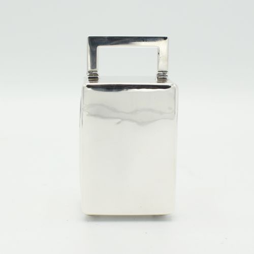 ASPREY MINIATURE SILVER TIMEPIECE - ADDITIONAL PHOTO 2