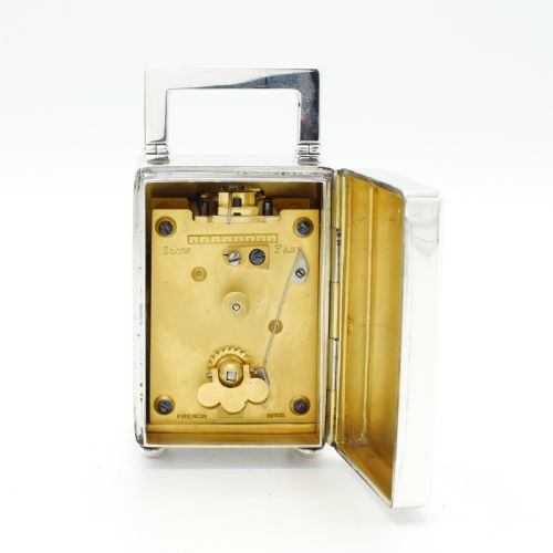 ASPREY MINIATURE SILVER TIMEPIECE - ADDITIONAL PHOTO 5