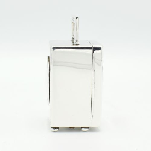 ASPREY MINIATURE SILVER TIMEPIECE - ADDITIONAL PHOTO 7